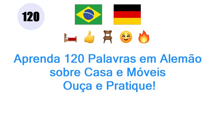 Aprenda 120 Palavras em Alemão sobre Casa e Móveis: Ouça e Pratique!